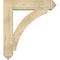 Ekena Millwork Thorton Arts and Crafts Rough Sawn Bracket w/ Offset Brace, Douglas Fir, 8"W x 34"D x 38"H BKT0806X34X38THR03RDF - alternate 3